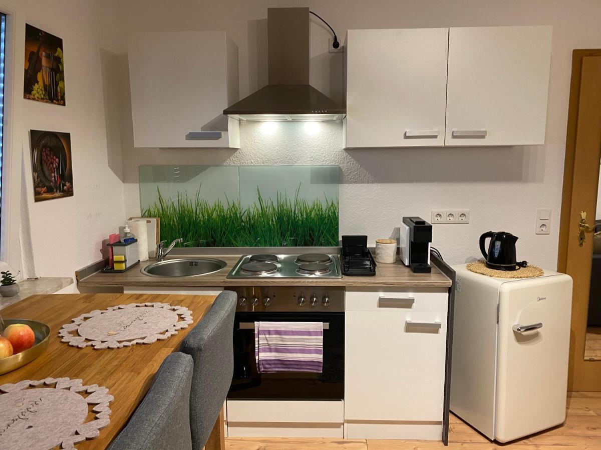 Kleines Apartment Mit Begehbarer Dusche Im Schlafzimmer Eberbach  Buitenkant foto